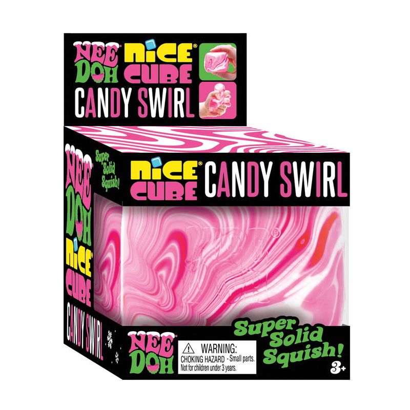 NeeDoh Candy Swirl Nice Cube