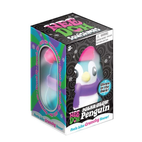 NeeDoh Polar Glow Penguin (2026 Solid Squish)