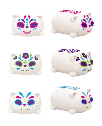 NeeDoh Sugar Skull Cats