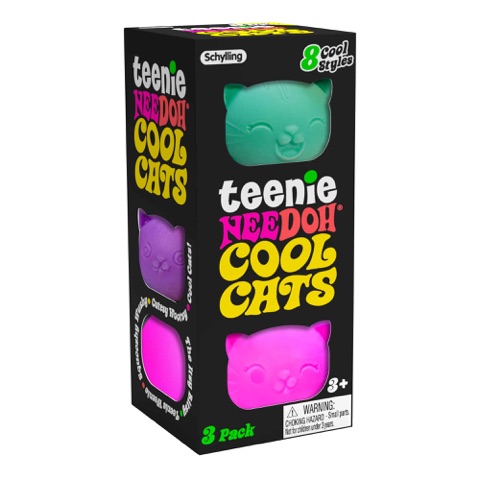 Teenie NeeDoh Cool Cats 3-Pack